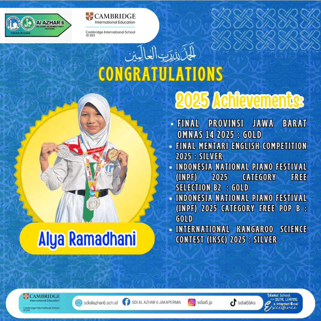 PRESTASI MURID SDI AL AZHAR 6 JAKAPERMAI